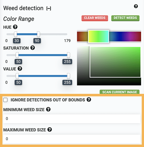 weed detection auto triaging