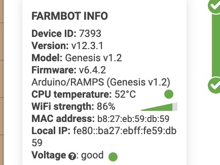 Farmbot CPU temp 2